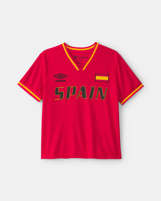 Kids Umbro Spain Soccer Jersey - Red
