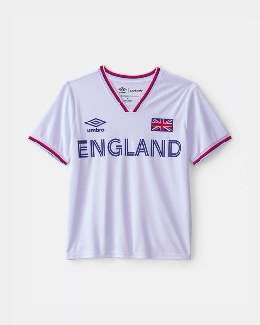 Kids Umbro England Soccer Jersey - White