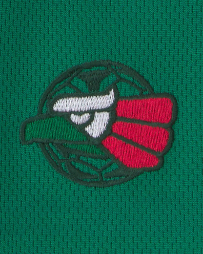 Kids Umbro Mexico Mesh Soccer Shorts - Green/White/Red