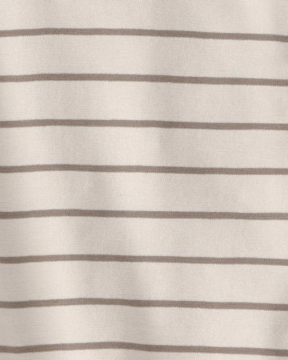Kids 2-Piece Organic Cotton Top & Short Set in Stripes