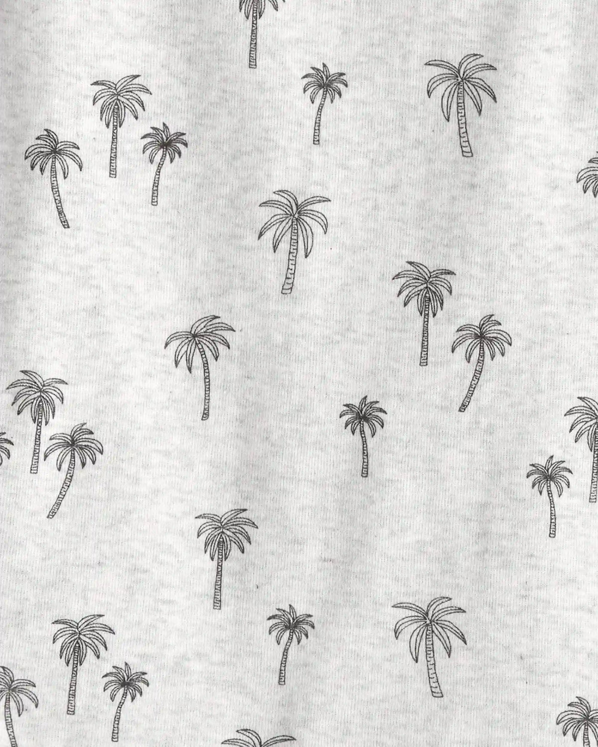 Kid 2-Piece Organic Cotton Pajamas in Palm Trees