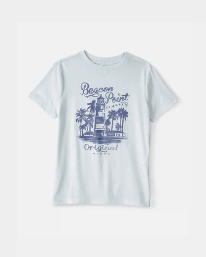 Kids Lighthouse Graphic Tee - Blue