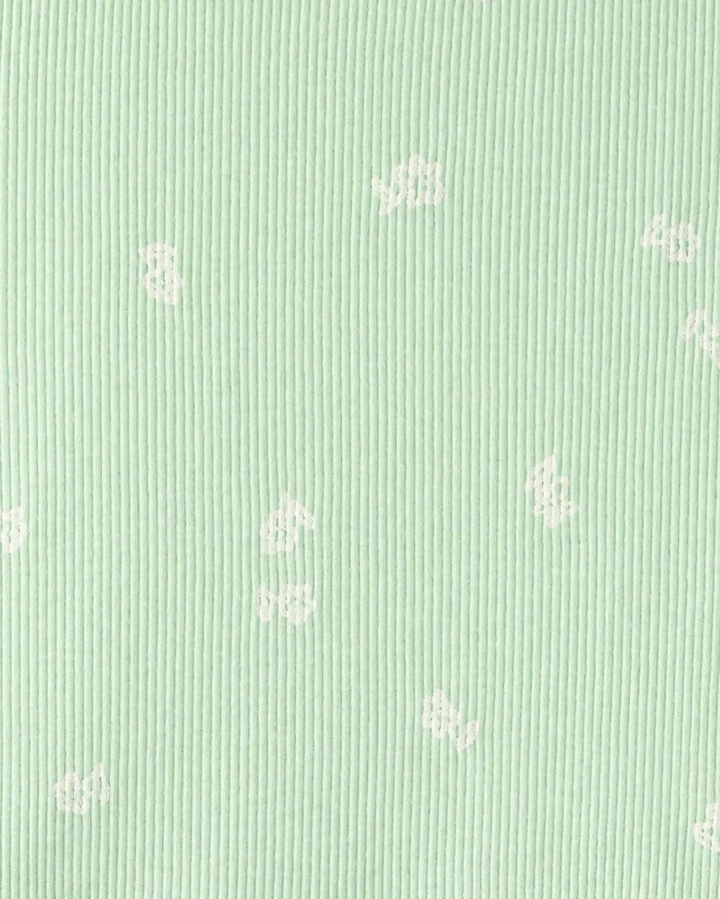 Girls Floral Short-Sleeve Dress - Green
