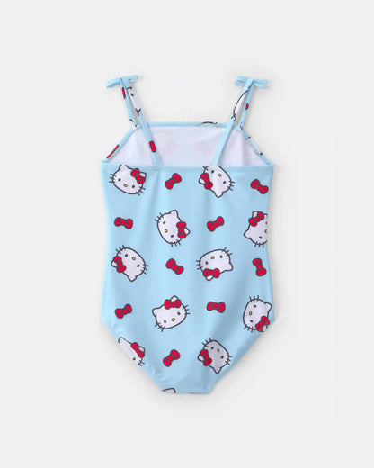 Girls 1-Piece Hello Kitty® Swimsuit - Blue