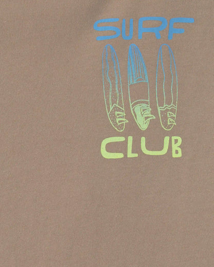 Boys 'Surf Club' Graphic Tank - Brown