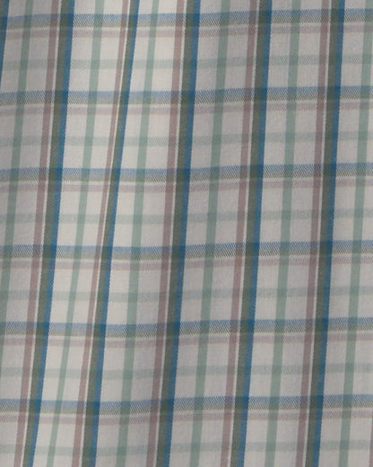 Boys 2-Piece Plaid Pajama Bottoms - Blue/Grey