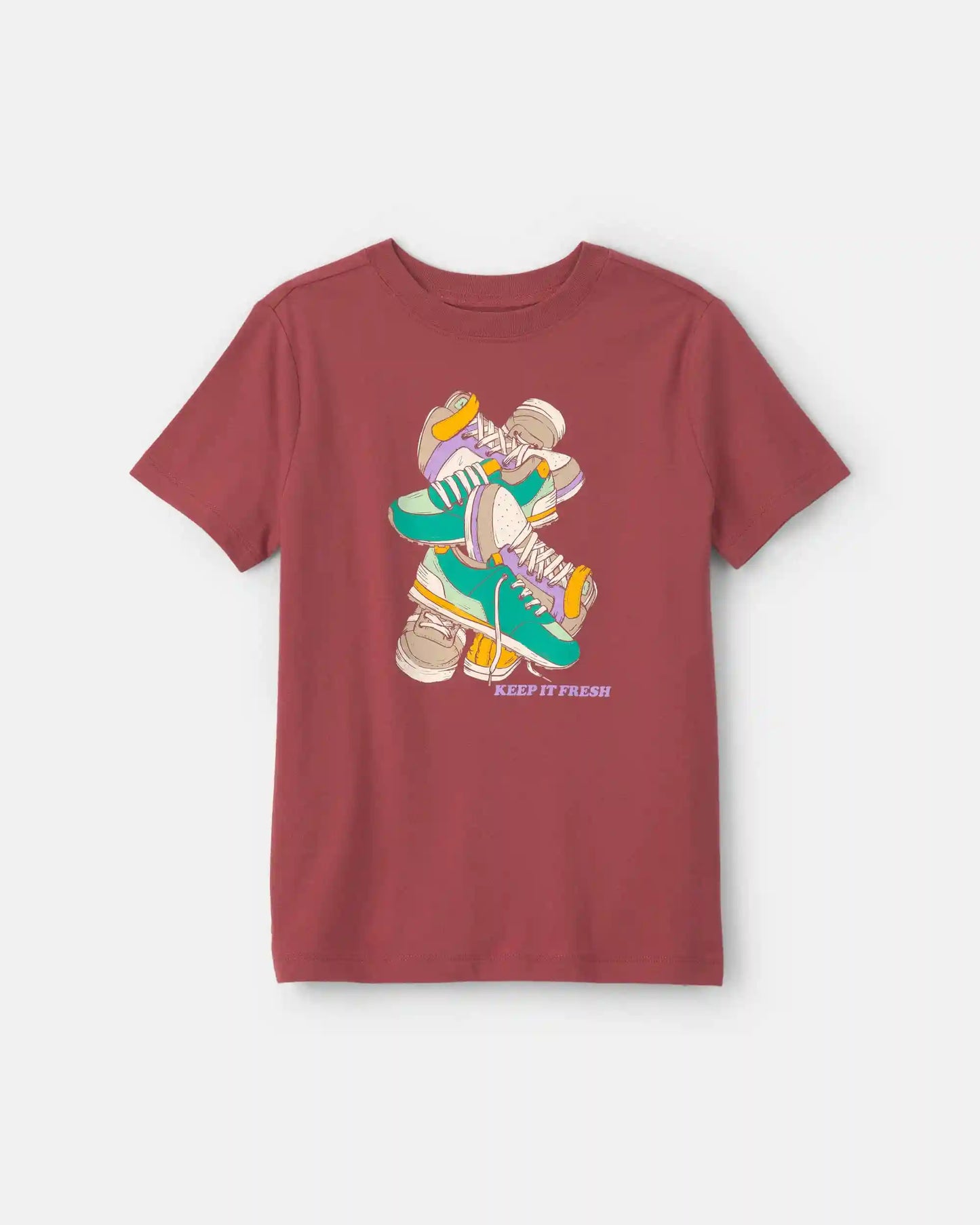 Boys Sneaker Graphic Tee - Red