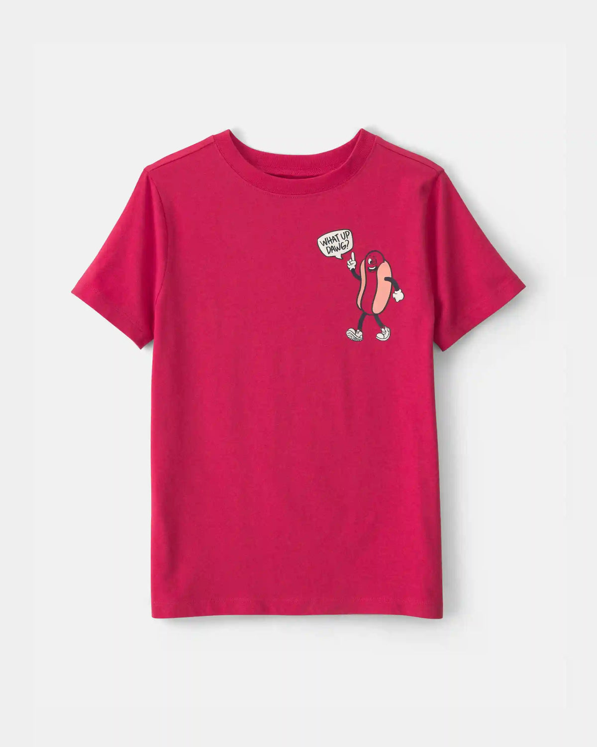 Boys Hot Dog Graphic Tee - Red