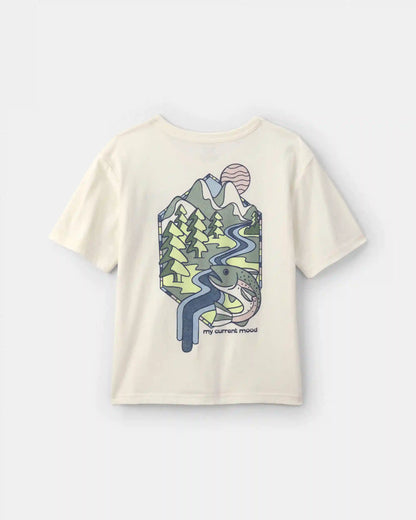 Boys Landscape Graphic Tee - Cream