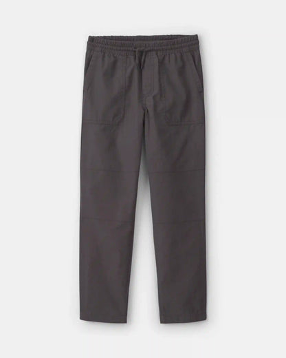 Boys Canvas Pull-On Pants - Grey