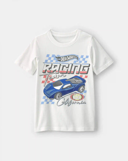 Boys Hot Wheels™ Graphic Tee - White