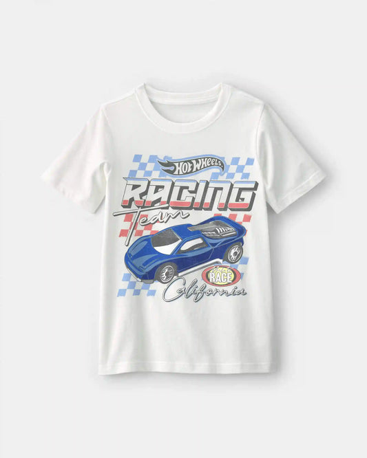 Boys Hot Wheels™ Graphic Tee - White