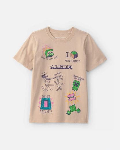 Boys Minecraft® Graphic Tee - Tan