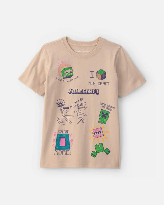 Boys Minecraft® Graphic Tee - Tan