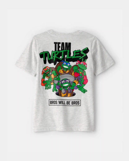 Boys Ninja Turtles Graphic Tee - Grey