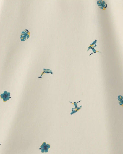 Boys Surf Active Polo Shirt - Ivory