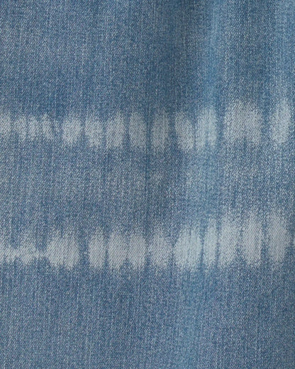 Boys Tie-Dye Denim Shorts - Medium Wash