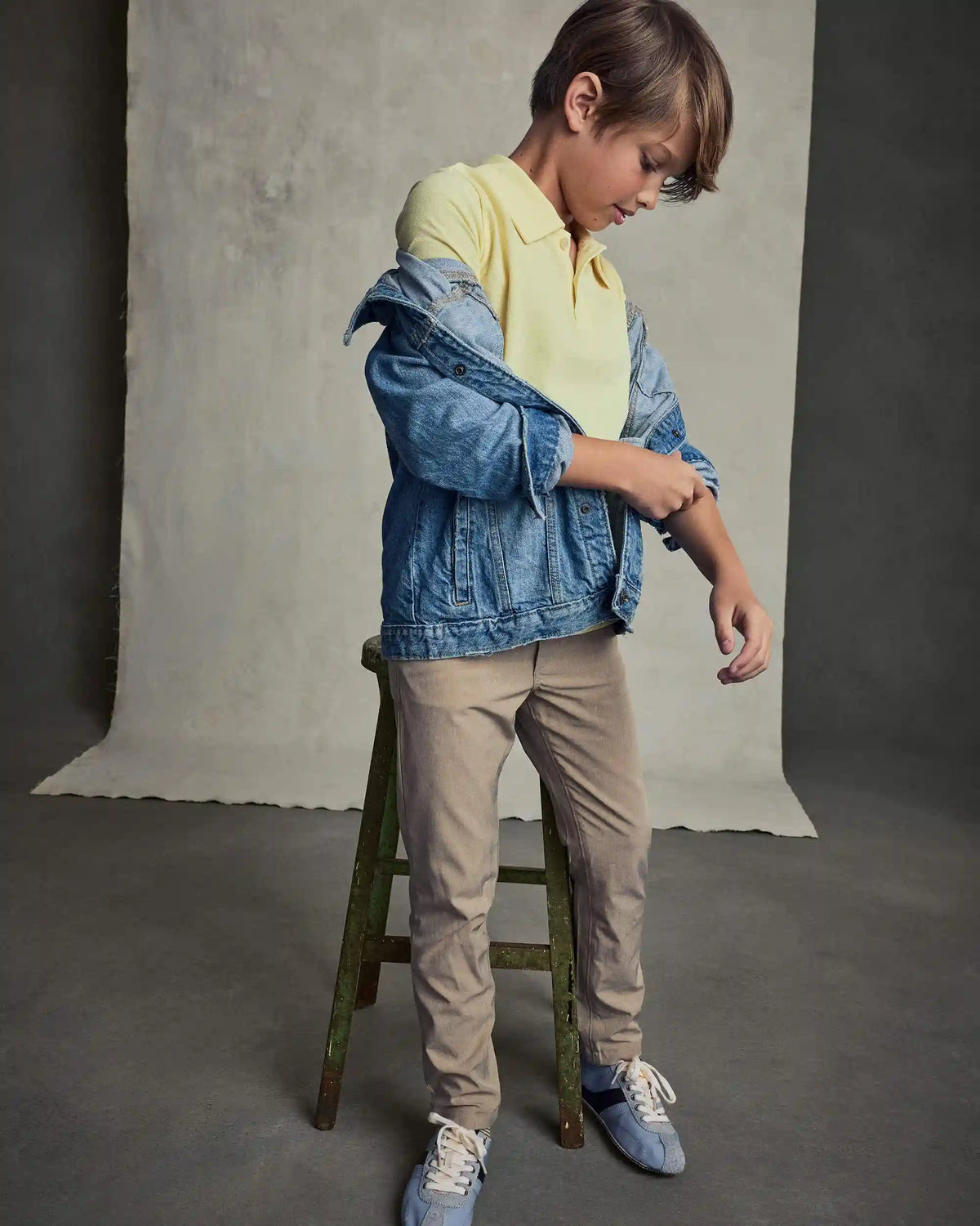 Boys Uniform Piqué Polo Shirt - Yellow