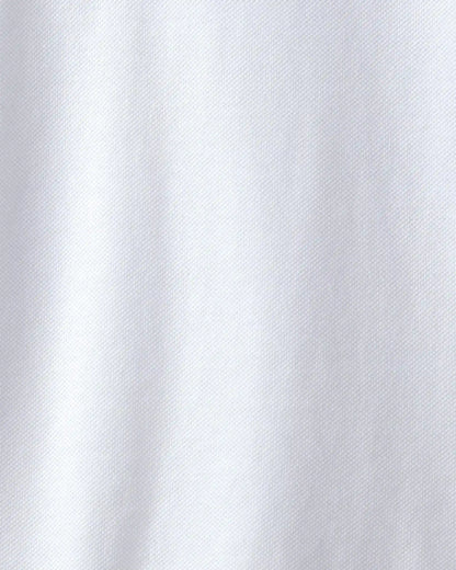 Boys Uniform Piqué Long-Sleeve Polo Shirt - White