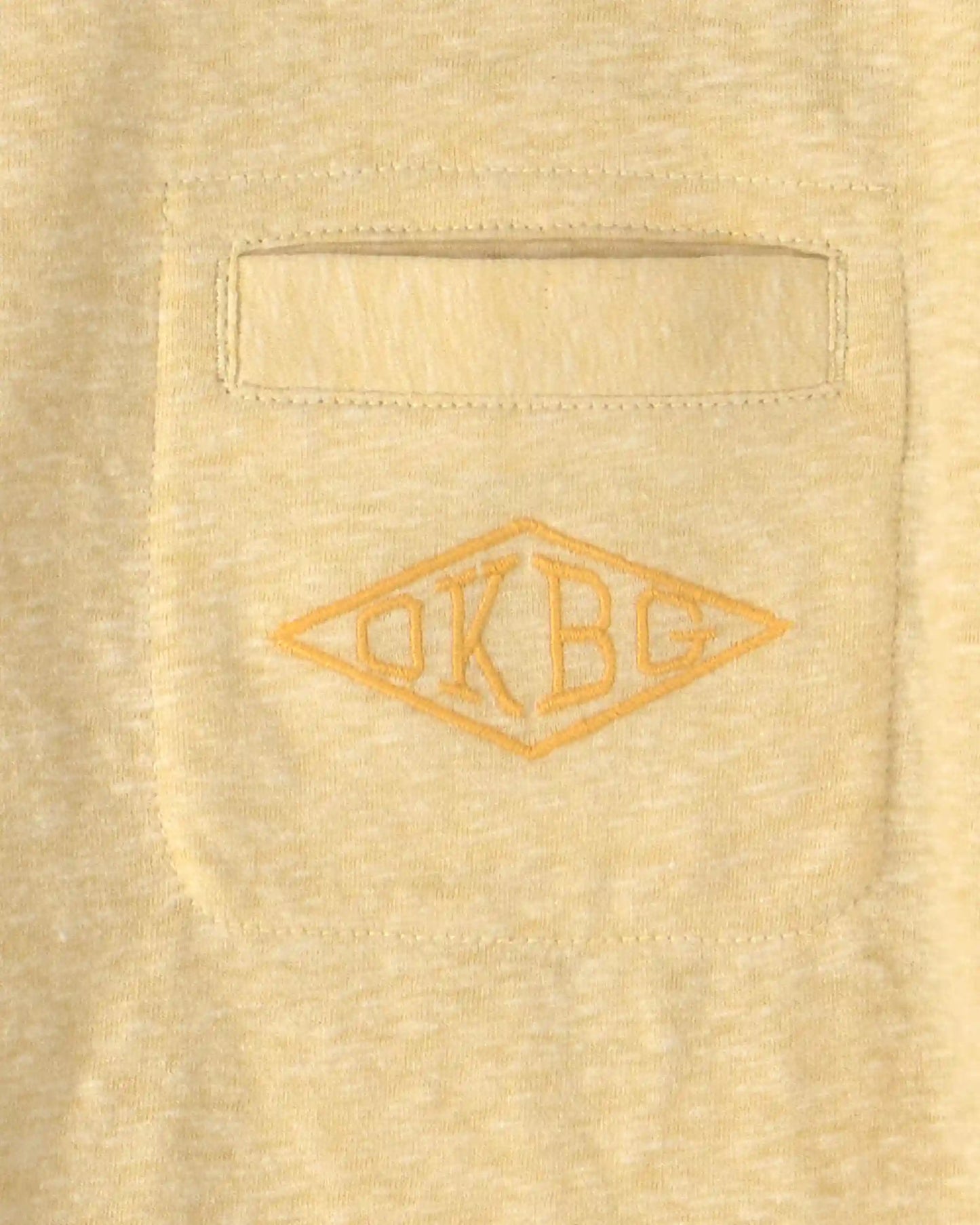 Kid OshKosh Logo Embroidered Pocket Graphic Tee - Yellow