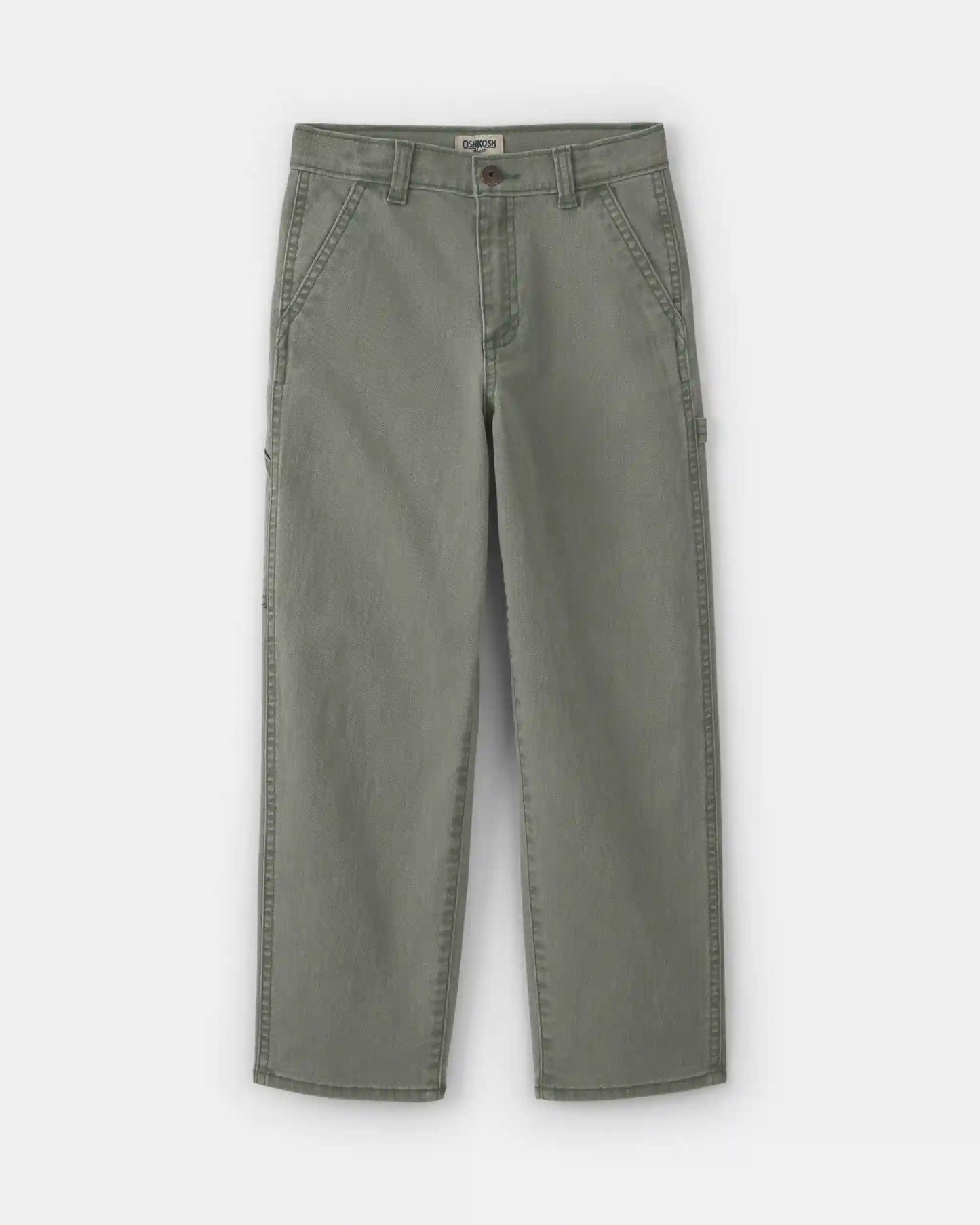 Boys Straight-Leg Pants - Green