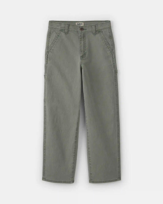 Boys Straight-Leg Pants - Green