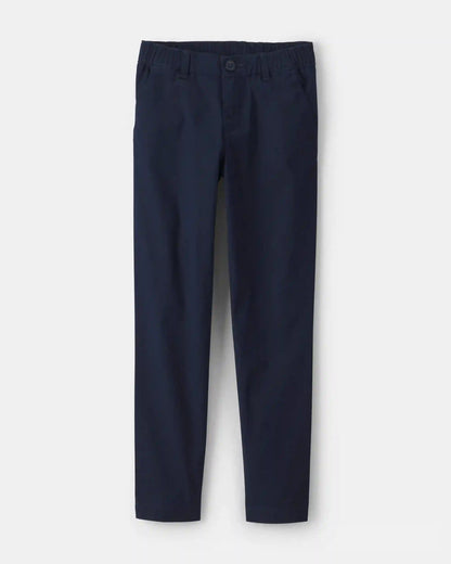 Girls Uniform Skinny Pants - Navy