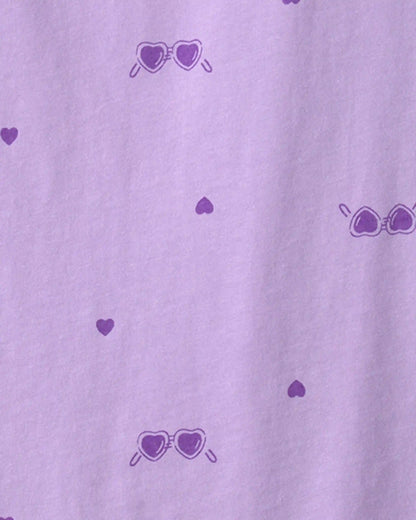 Girls Sunglasses Top - Purple