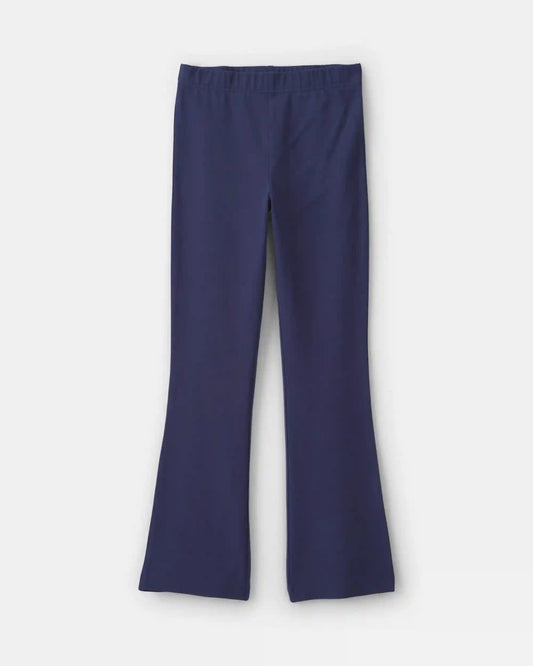 Girls Pull-On Stretch Flare Leggings - Navy Blue