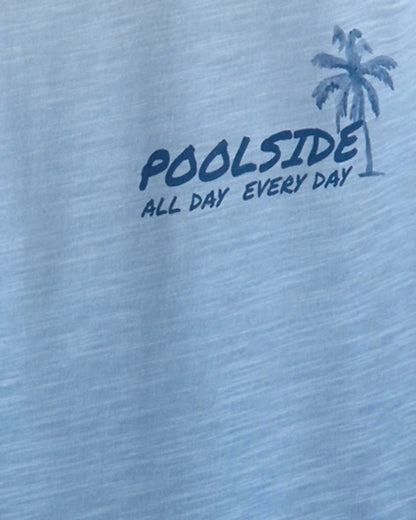 Boys 'Poolside' Ombre Graphic Tee - Blue