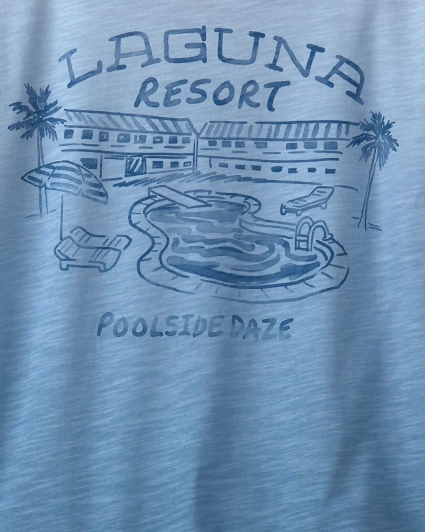 Boys 'Poolside' Ombre Graphic Tee - Blue