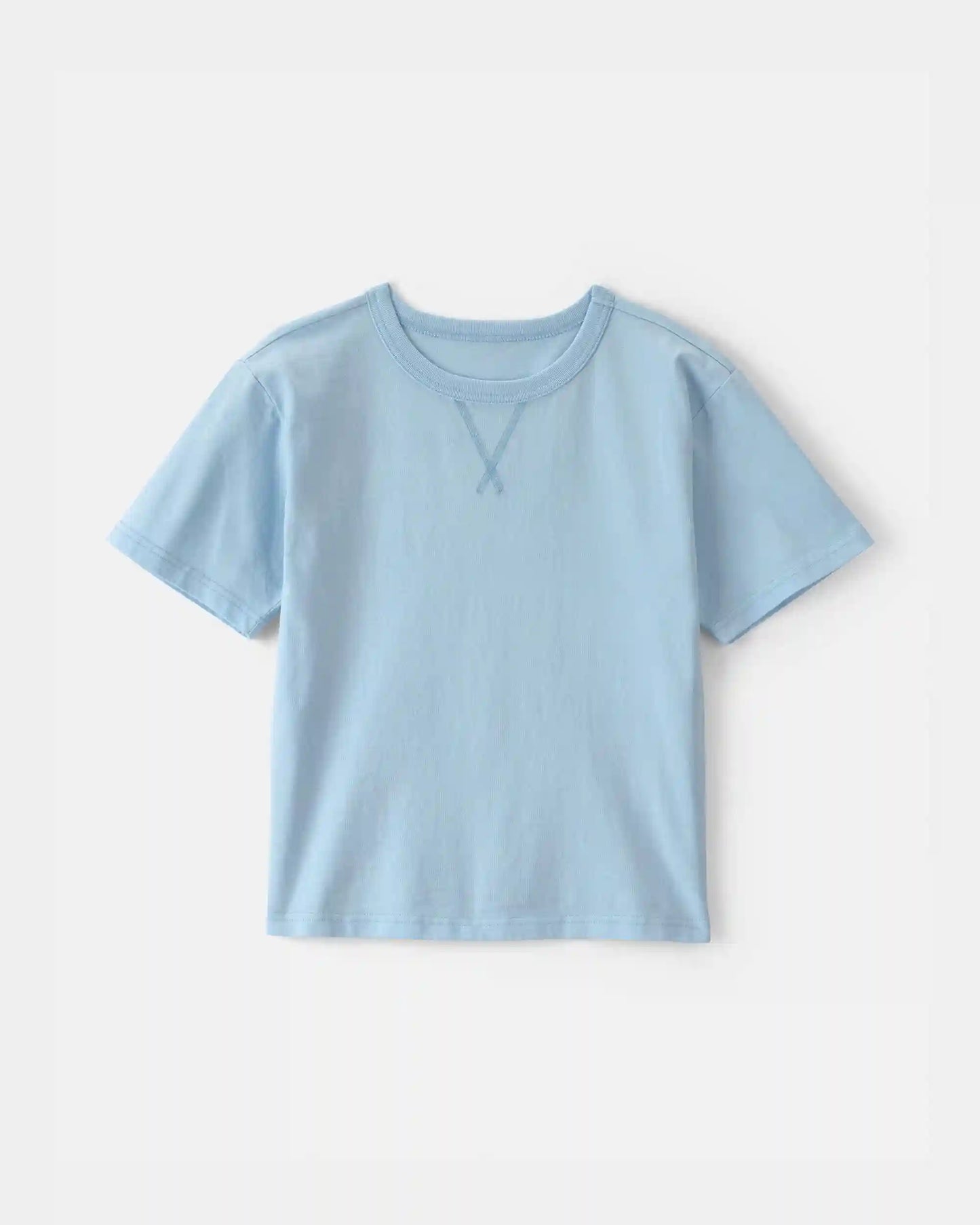 Kids Solid T-Shirt - Blue