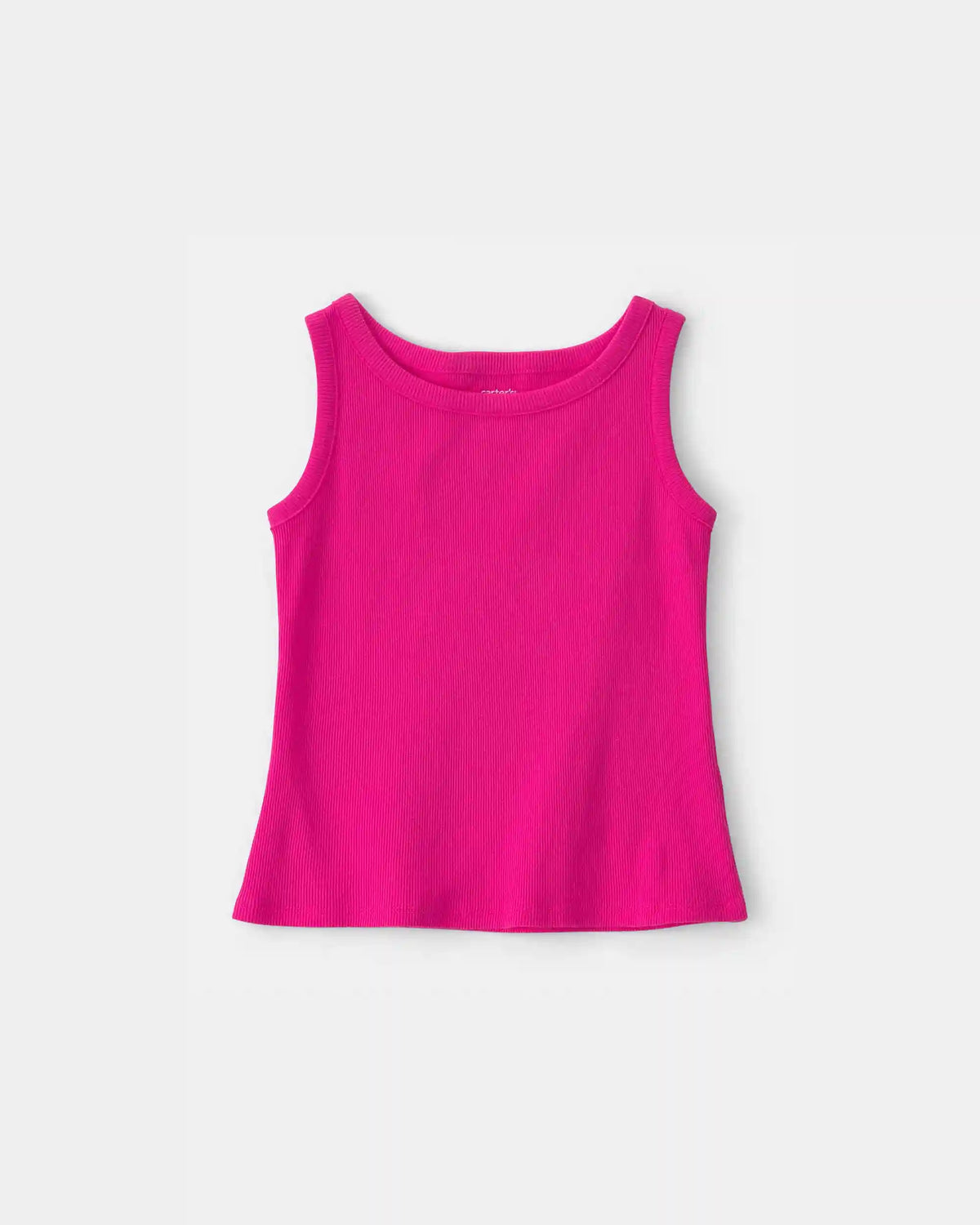 Girls Rib Tank Top - Pink