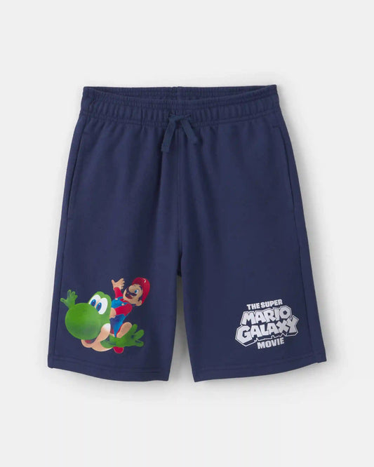 Boys Nintendo Super Mario Shorts - Navy Blue