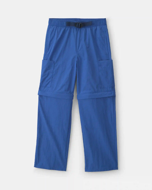 Boys 2-in-1 Cargo Utility Zip-Off Pants - Blue