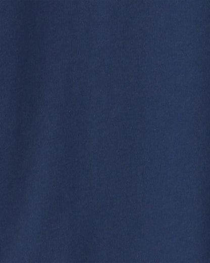 Boys Long-Sleeve Henley T-Shirt - Navy Blue
