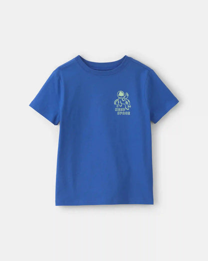 Boys Space Graphic Tee - Blue