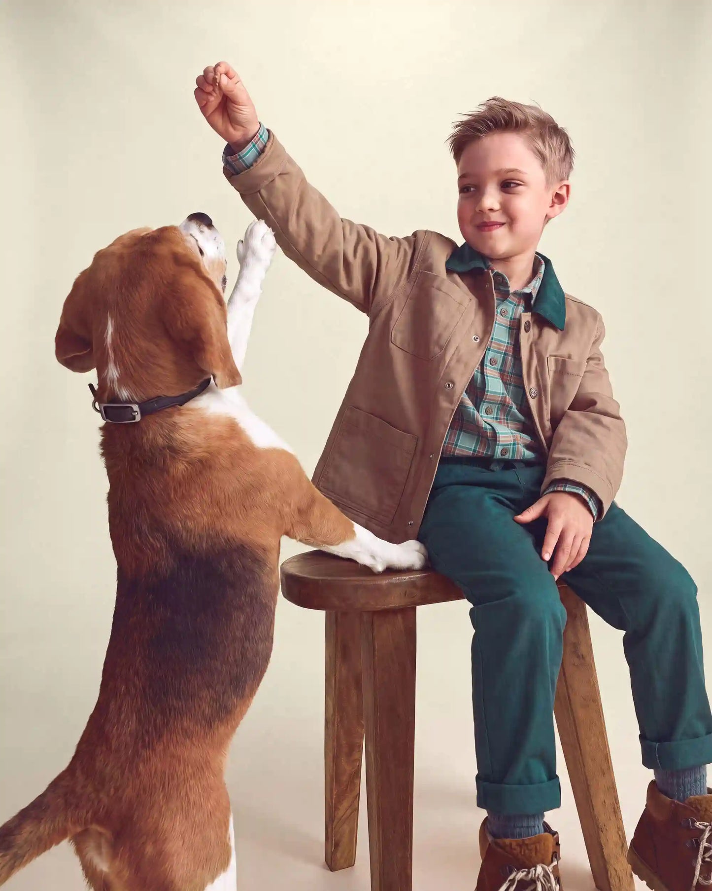 Boys Twill Pants - Teal
