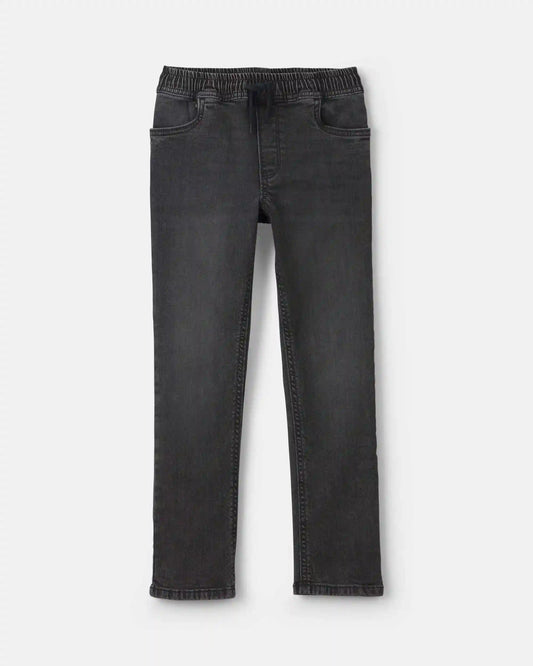 Boys Tapered Denim Jeans - Black
