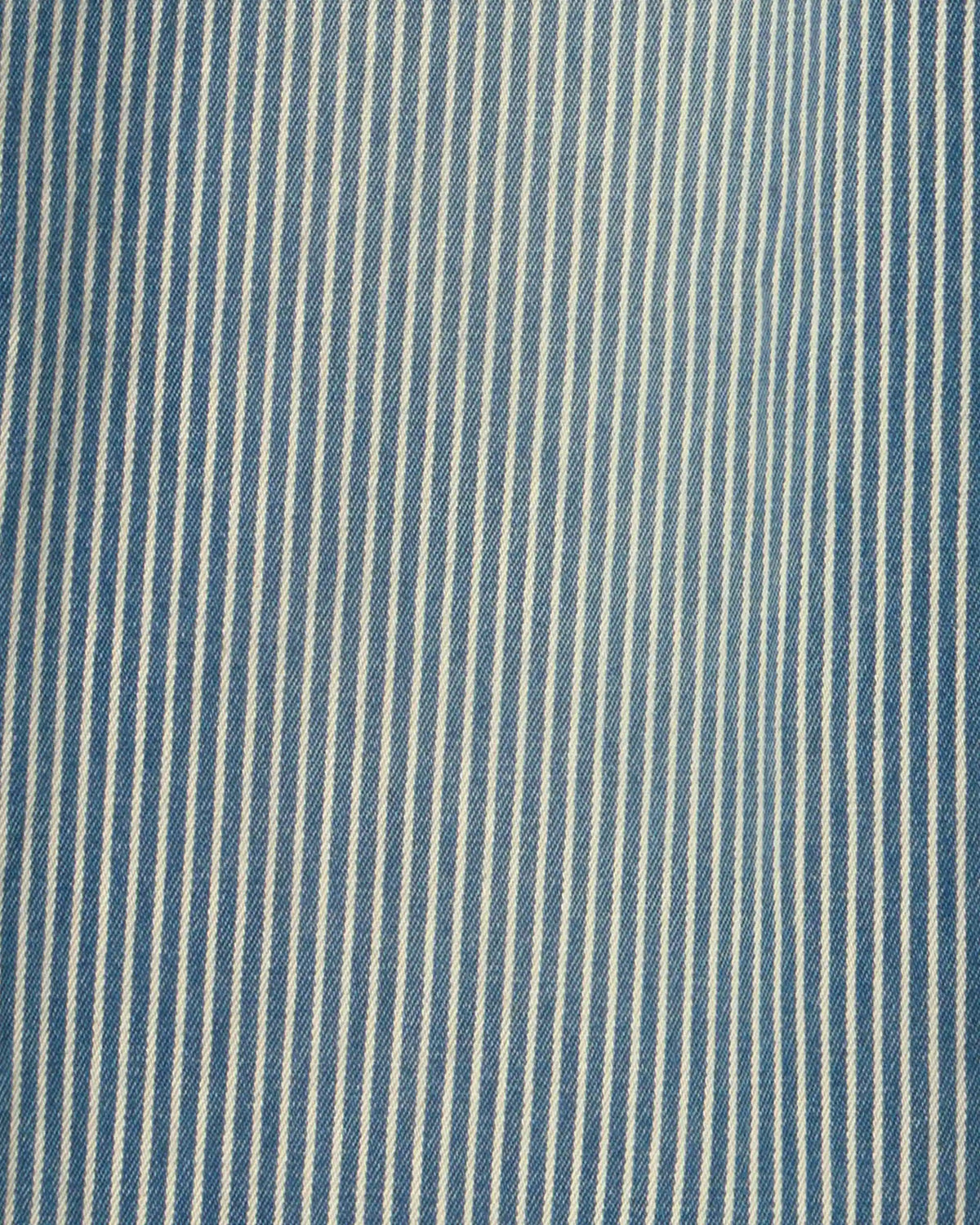 Boys Hickory Stripe Denim Baggy Jeans - Light Wash