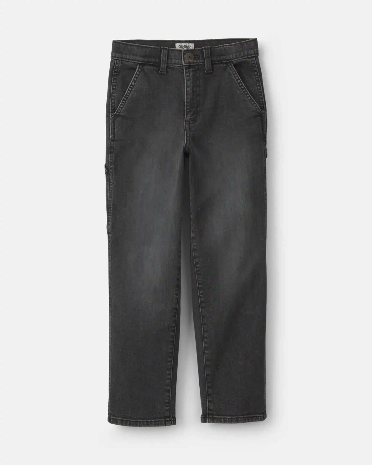 Boys Denim Baggy Jeans - Charcoal Wash