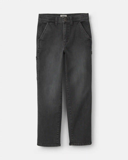 Boys Denim Baggy Jeans - Charcoal Wash