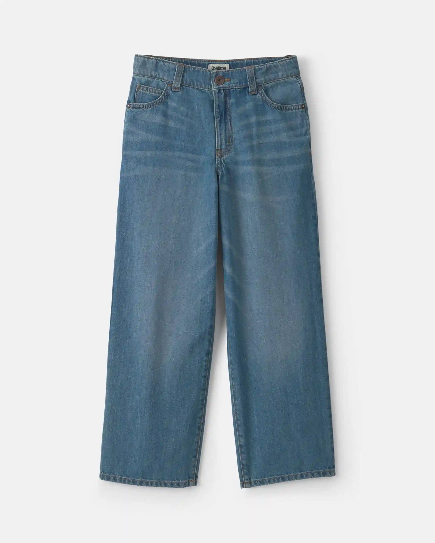 Boys Denim Baggy Jeans - Medium Wash