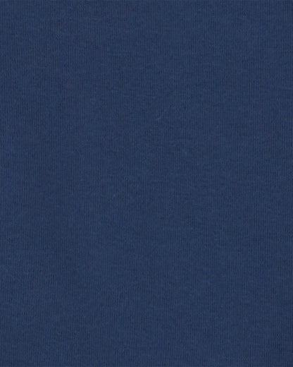 Boys Fleece Zip-Up Hoodie - Navy Blue