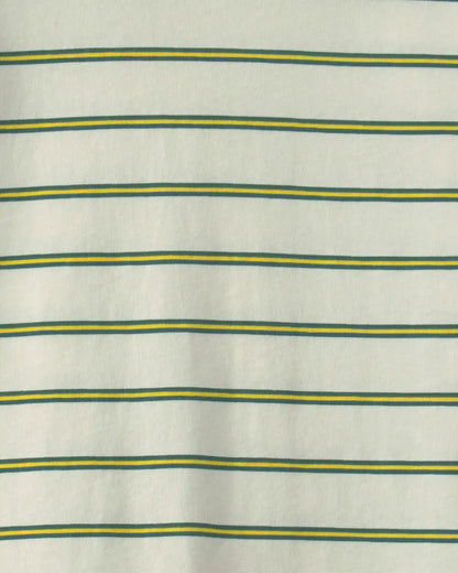 Boys Striped Long-Sleeve T-Shirt - Cream/Green