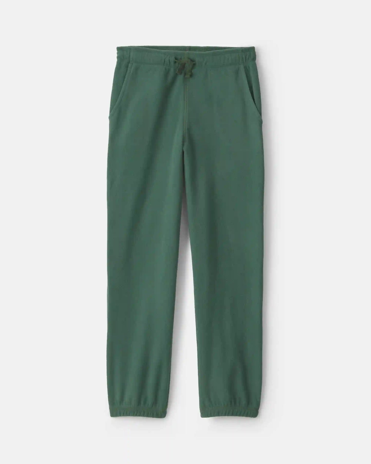 Boys Fleece Joggers - Olive Green