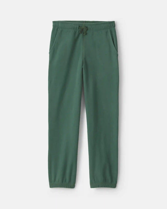 Boys Fleece Joggers - Olive Green