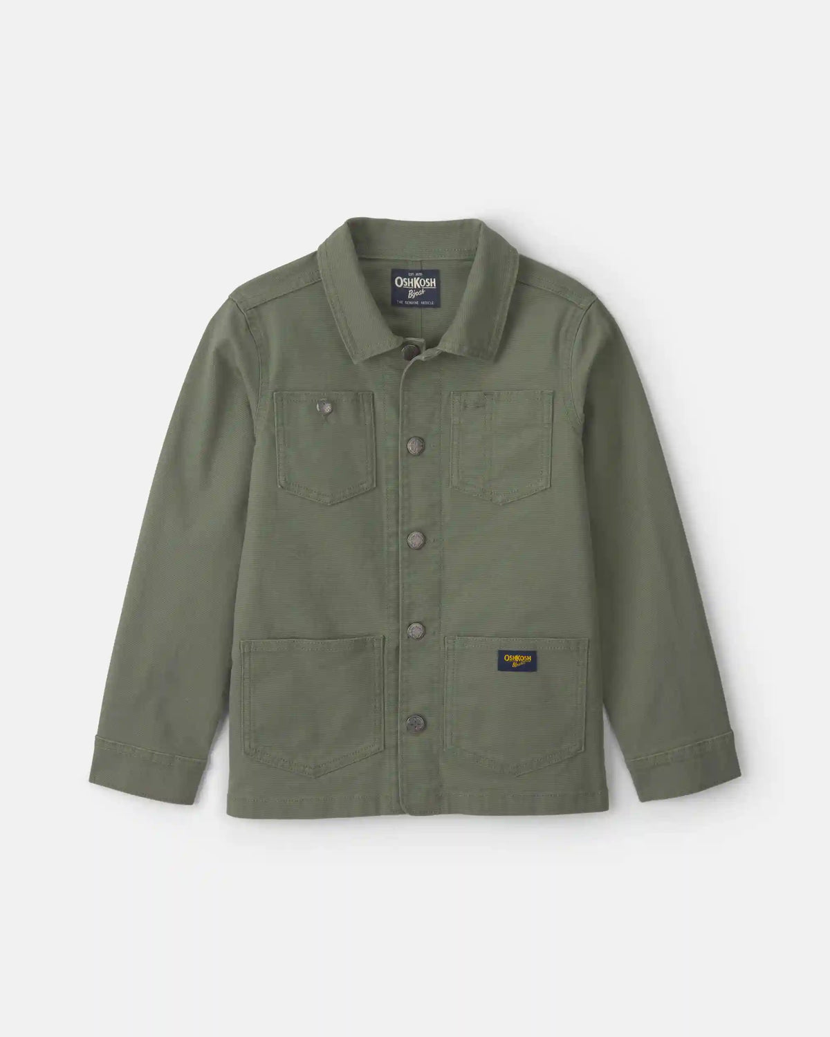 Boys Utility Jacket - Olive Green