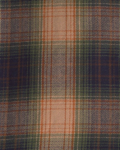 Boys Plaid Long-Sleeve Button-Down Shirt - Brown
