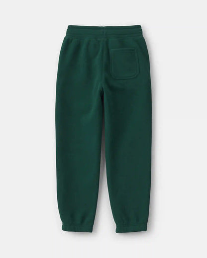 Boys Fleece Joggers - Dark Green